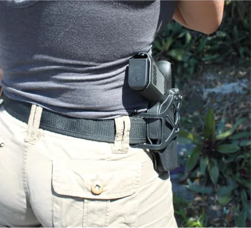 Miniatura 4 de Qualifier IWB/OWB - Funda convertible compatible con Taurus GX4 con Streamlight TLR-6, ambidiestro, listo para óptica, inclinación y retención