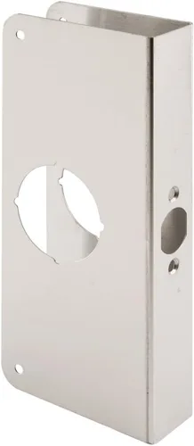 Miniatura 2 de Defender Security U 9585 1-3/8 pulgadas x 9 pulgadas Acero Inoxidable Grueso, Cerradura de 2-1/8 pulgadas y Refuerzo de Puerta, 1-3/8 y Prime-Line U