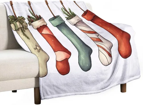 Miniatura 9 de Manta de Navidad de gnomo, manta de Navidad suave y cálida de 30 x 40 pulgadas, manta de franela cálida para cama, sofá, regalos para niños