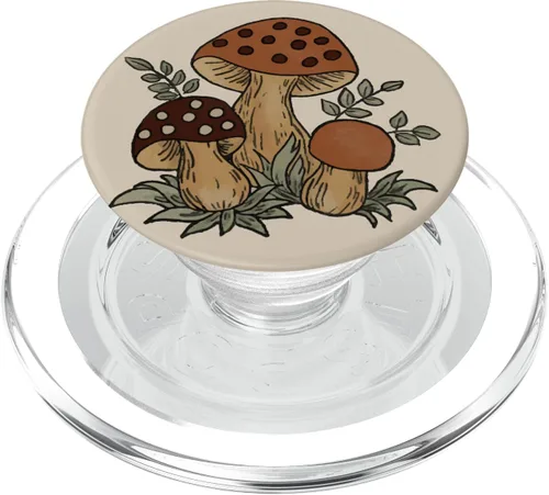 Miniatura 8 de Mushrooms Make Me Merry (vintage) PopSockets Swappable PopGrip