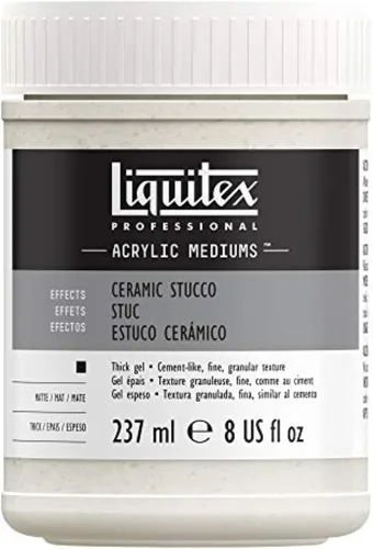 Liquitex Profesional Acrílico textil, fluido de secado lento, efecto retardante Estuco Cerámico