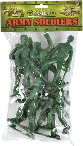 Miniatura 5 de Rhode Island Novelty Juego de 8 figuras surtidas para hombres del ejército de 4 pulgadas