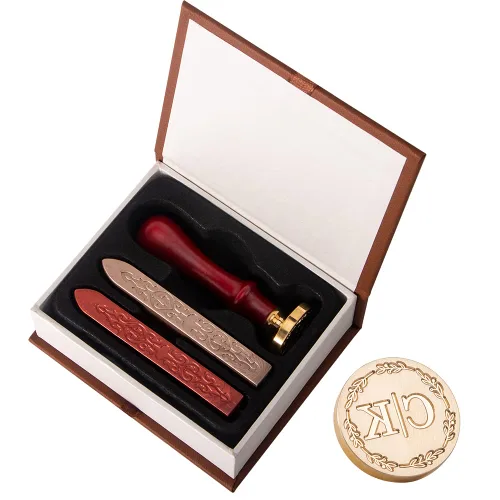 Kit de sellos de cera personalizados, kit de sellos de cera personalizados, crea tu propio diseño/logotipo/personalización de letras para invitación