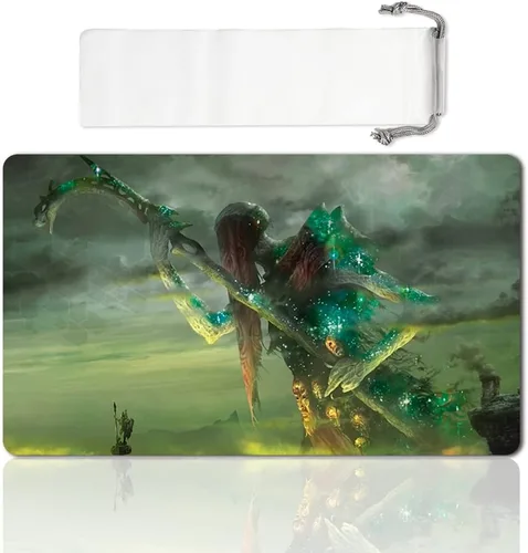 Miniatura 16 de Juego de mesa MTG Playmat Games Tamaño 60X35 cm CCG Compatible para MTG CCG RPG Juego de cartas coleccionables (Ajani Steadfast)