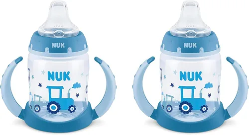 Miniatura 3 de NUK Learner Cup Sea Creatures - Niños, 5 onzas (2 unidades)