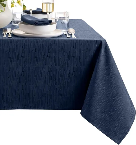 Miniatura 23 de Elrene Home Fashions - Mantel Continental de textura sólida resistente al agua, manchas y arrugas, 70 pulgadas, redondo, color gris pardo