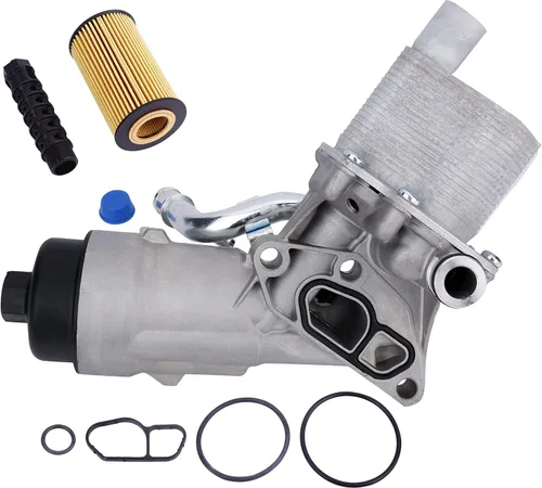 Miniatura 12 de Kit adaptador de enfriador de aceite y carcasa del filtro – Reemplaza 68105583AF, 68105583AE – Compatible con vehículos Chrysler, Dodge & Jeep 3.6L