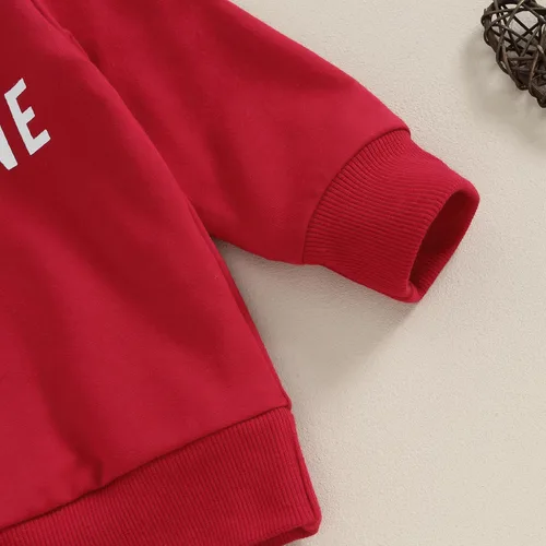 Miniatura 32 de Traje de Halloween para bebé niña, manga larga, cuello redondo, letras de fantasma, parte superior con estampado de fantasma, parte inferior