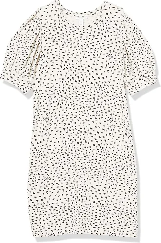 Miniatura 4 de Daily Ritual Vestido de manga corta abombada de toalla supersuave para mujer