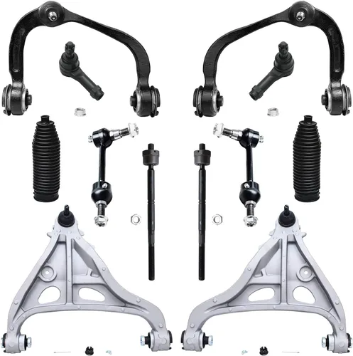 Miniatura 80 de Detroit Axle - Kit de suspensión delantera de 12 piezas para Mercury Grand Marquis Ford Crown Victoria Town Car 2003-2011, 2 brazos de control