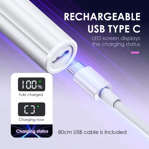 Miniatura 9 de Mini luz UV para uñas, luz UV de mano pequeña rosa portátil para uñas de gel, lámpara de curación flash recargable inalámbrica, lámpara de gel