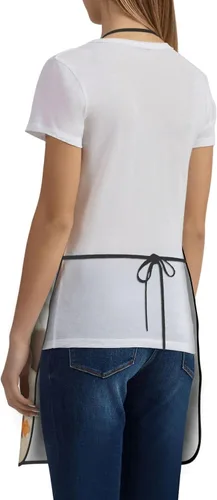 Miniatura 5 de Delantal azul y rosa con bolsillos, delantales resistentes a las gotas de agua para mujeres y hombres, delantal ideal para uso doméstico