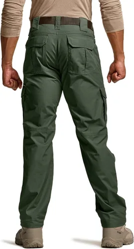 Miniatura 2 de CQR - Pantalones tácticos tipo cargo para hombre, tejido ripstop, resistentes al agua, ligeros, para uso diario, trabajo, senderismo o exteriores