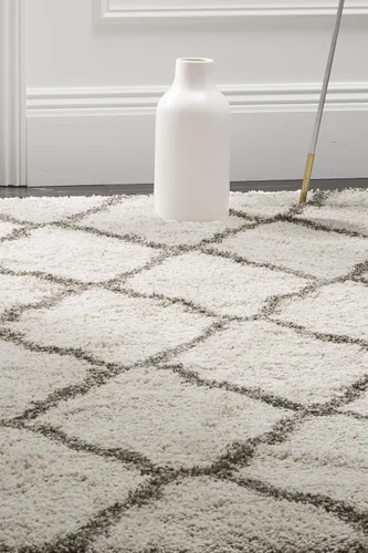 Miniatura 21 de SAFAVIEH Hudson Shag Collection - Alfombra extragrande de 11 x 15 pies, diseño de enrejado, no desprende pelusa y de fácil cuidado, 2 pulgadas