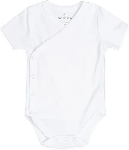 Miniatura 3 de Conjunto de body con cierre lateral para bebé, 100 % algodón para niño y niña, overol unisex tipo kimono para niño, paquete de 4