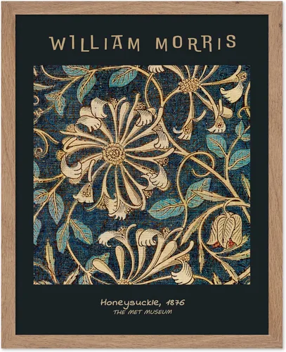 Miniatura 39 de Poster Master Póster vintage de William Morris, estampado de patrón retro de Santiago, arte de flores, arte de patrón textil, regalo para hombres
