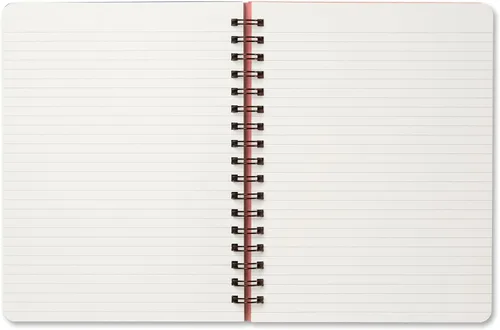 Miniatura 6 de Compendium Cuaderno de espiral – Good Things Start Here — Un cuaderno de diseño en espiral con 192 páginas rayadas, rayas universitarias, 7.0 Good