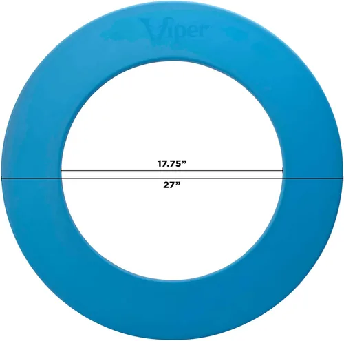 Miniatura 5 de Viper by GLD Products Guardian Dartboard Surround Sisal/Bristle - Protector de pared de diana con punta de acero Azul pastel