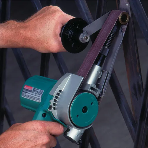 Miniatura 4 de Makita 9031 lijadora de banda de velocidad variable 5A, 1-18pulgadas por 21pulgadas