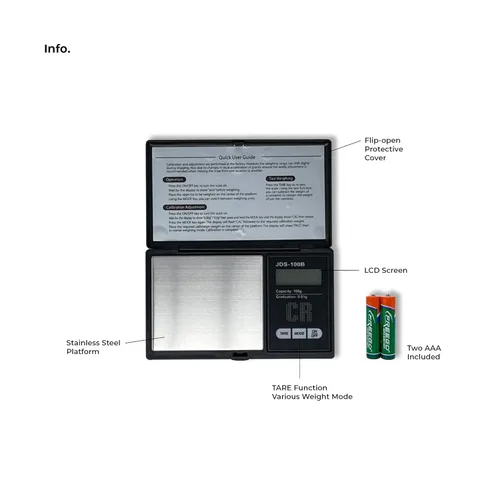 Miniatura 5 de CR Scale - Báscula digital prémium para alimentos, 3.53 oz por 0.00 oz, negro, portátil (JDS-100B)