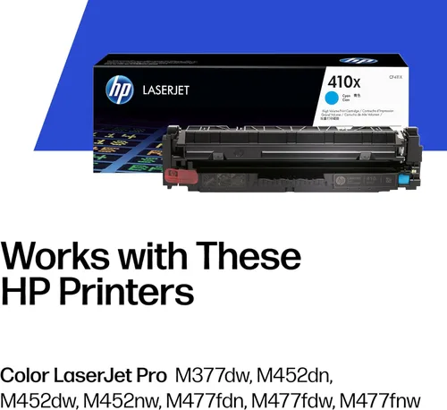 Miniatura 2 de HP 410X (CF411X) cartucho de tóner original LaserJet de alto rendimiento, color cyan
