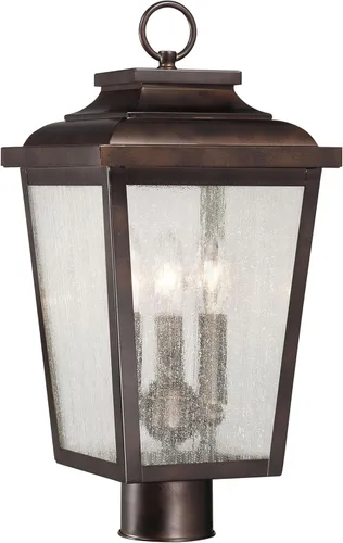 Miniatura 5 de Minka Lavery Luces de poste al aire libre 72177-189-L Irvington Manor Farol de poste exterior, 1 luz LED 13 vatios, bronce Chelesa Chelesa Acabado
