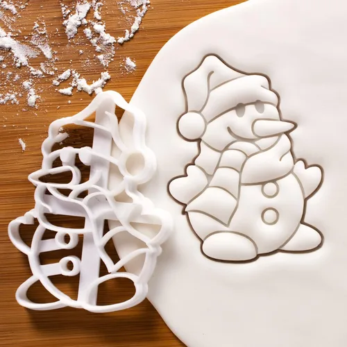 Miniatura 2 de Cortador de galletas de muñeco de nieve, 1 pieza - Bakerlogy