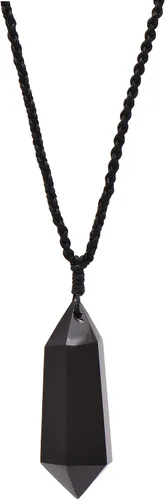 Miniatura 13 de Collar grande de cristal curativo de 2 pulgadas, colgante mineral natural con cordón ajustable