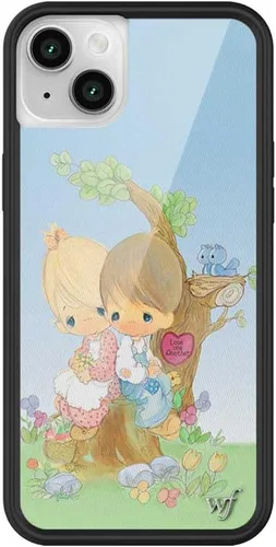 Miniatura 13 de Fundas Wildflower - Realización Par x Devon Lee Carlson, Compatible con Apple iPhone 13/14 Rojo, Ranas, Colaboración - Protector de goma negro