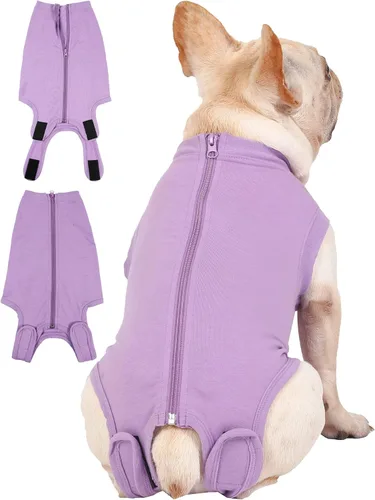 Miniatura 8 de Traje de recuperación de cirugía para perros – Después de la esterilización, heridas abdominales después de la recuperación quirúrgica, antilamida