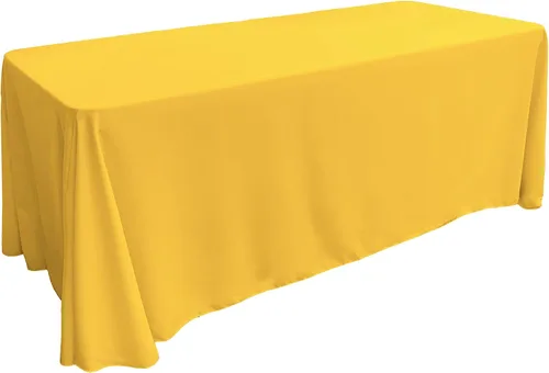 Miniatura 147 de LA Linen Mantel rectangular lavable de popelín de poliéster, resistente a las manchas y a las arrugas, cubierta de mesa 60x84, mantel de tela