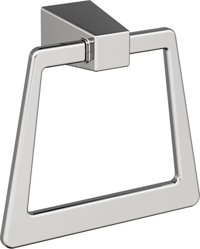 Amerock BH3600226 | Barra de Toalla Cromada | Soporte de Toalla de 6-13/16 Pulg (173 mm) de Largo | Blackrock | Soporte de Toalla de Mano para Pared