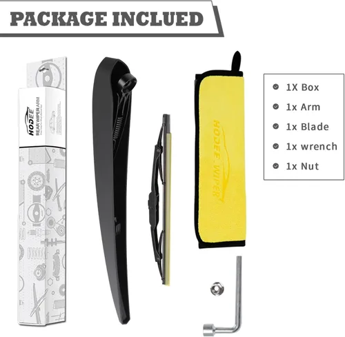 Miniatura 6 de Juego de tuercas para brazo de limpiaparabrisas trasero, reemplazo para Chevrolet Chevy Equinox GMC Terrain 2018-2021, Buick Envision 2016-2020