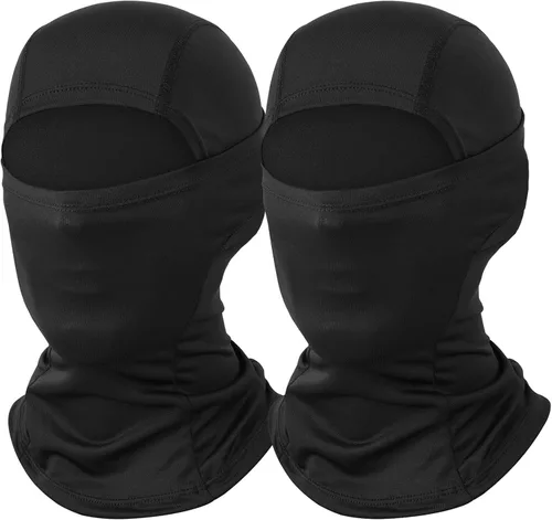 Miniatura 10 de Máscara de esquí para hombre, paquete de 2 pasamontañas, máscara facial para mujer, máscara de verano Shiesty, máscara de casco de motocicleta