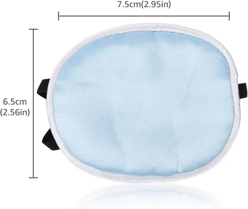 Miniatura 5 de eZAKKA Parches oculares para adultos y niños, 2 piezas de parche de seda médico para ojo izquierdo derecho ojo perezoso después de cirugía ambliopía