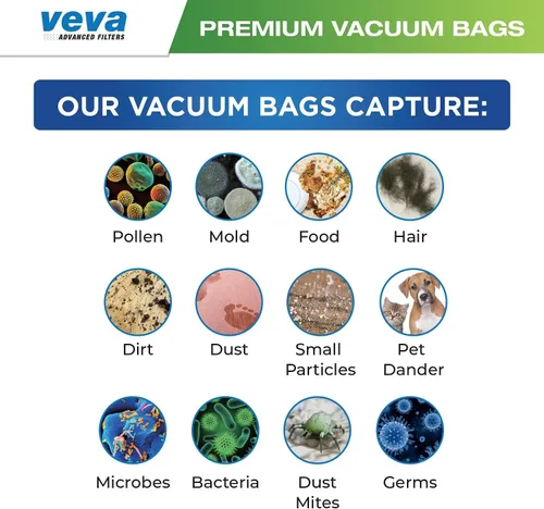 Miniatura 5 de Paquete de 40 bolsas de vacío tipo BB para aspiradora Oreck de mano PKBB12DW, BB180, BB280, BB850, BB870, BB880, BB900, BB1000, BB1100, BB1200