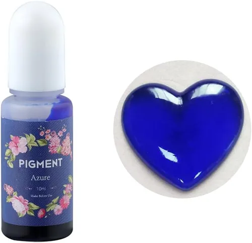 Mezcla de resina epoxi UV de 0.3 fl oz, pigmento líquido, pigmento de resina colorante, secado rápido, manualidades, herramientas de fabricación de