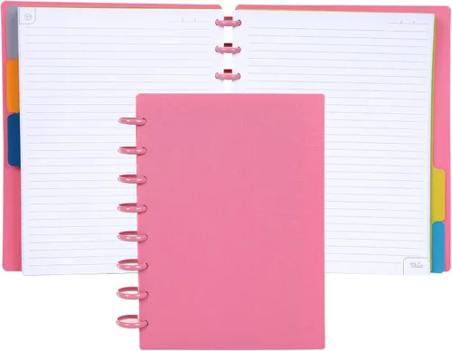 Miniatura 117 de Talia - Cuadernos de notas con tapas, planificador, personalizables, (Azul de Verano, Junior (5.5 pulgadas x 8.5 pulgadas)) Azul verano