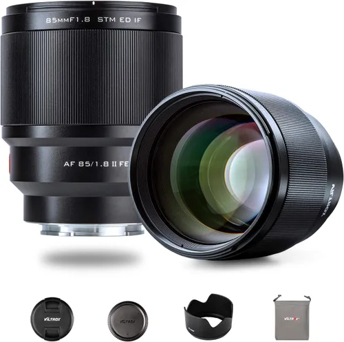 VILTROX 85mm F1.8 Mark II lente de enfoque automático de fotograma completo para Sony E Mount, lente de telefoto medio de apertura grande STM con