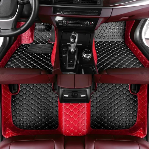 Miniatura 45 de Alfombrillas personalizadas de cuero artificial para automóvil, impermeables, antideslizantes, adecuadas para automóviles, SUV, camionetas, protegen