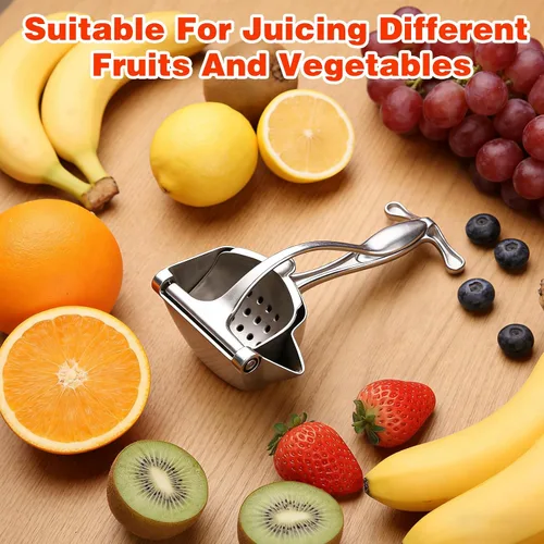 Miniatura 5 de Extractor de jugo de fruta fresca de aleación de aluminio, fácil de usar y limpiar, fácil de jugo Exprimidor de mano, exprimidor de cítricos