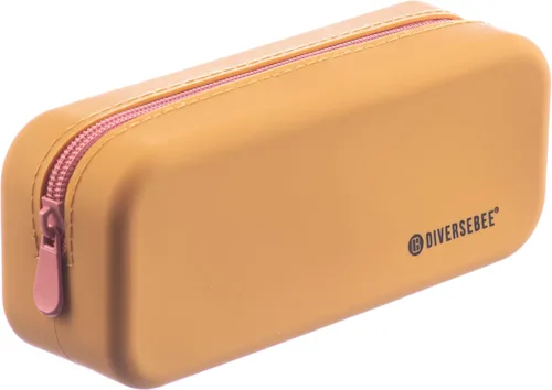 Miniatura 11 de DIVERSEBEE Estuche de silicona suave, estuche estético para lápices con cremallera, bonita bolsa para bolígrafos para la escuela, suministros