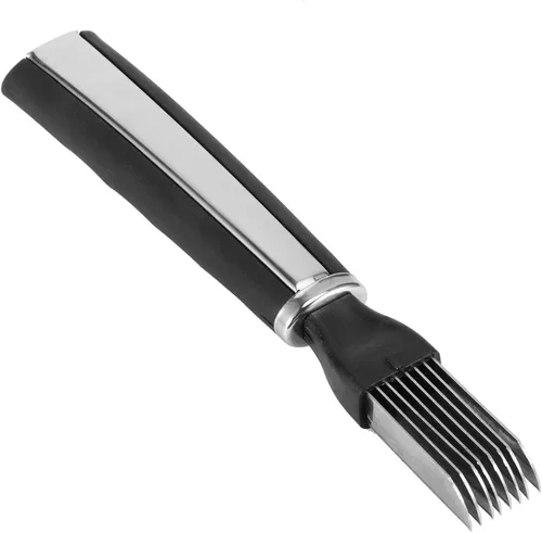 Cuchillo de corte de cebolla de cebolla, cortador de cebolla verde de acero inoxidable, cortador de rebanador de verduras, accesorios de cocina