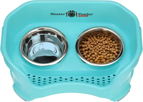 Miniatura 7 de Neater Pet Brands Neater Feeder Deluxe Cuencos para Perros Elevad os a Prueba de Derrames para Perros Pequeños Menos de 19 lbs, Fabricado en EE.UU.