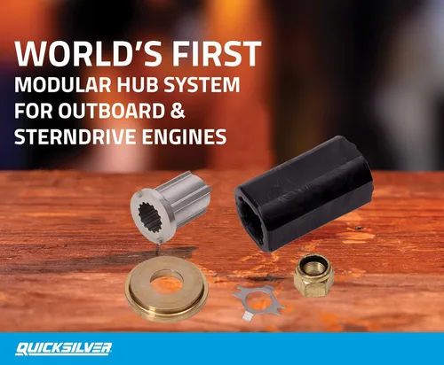 Miniatura 2 de Quicksilver 8M0119083 Flo-Torq II Hub Volvo SX Drives 1996 y más recientes