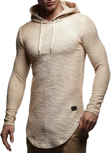 Miniatura 2 de LEIF NELSON Sudadera de gran tamaño con capucha LN6300 para hombre