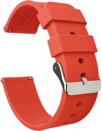 BARTON Watch Bands - Correas para reloj de silicona suave y de liberación rápida, disponibles en diferentes colores y anchos, 58, 4564, 2532, 5564 y