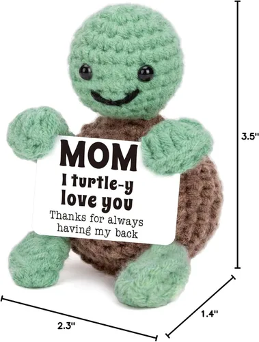 Miniatura 9 de Mini divertida tortuga para el día de la madre, regalos de hija e hijo, regalos de cumpleaños para nueva madrastra mamá mamá suegra, pequeñas cosas