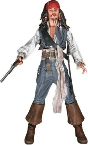 NECA Piratas del Caribe Figura de acción Serie 2 Capitán Jack Sparrow 2