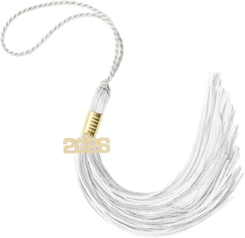 Miniatura 609 de Borla de graduación Aqua 2022, todos los colores escolares disponibles, fabricada en Estados Unidos